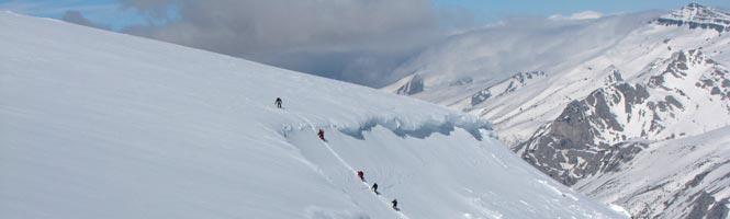 Subiendo la visera de Valdecebollas (JL Per&eacute;z Edrosa)